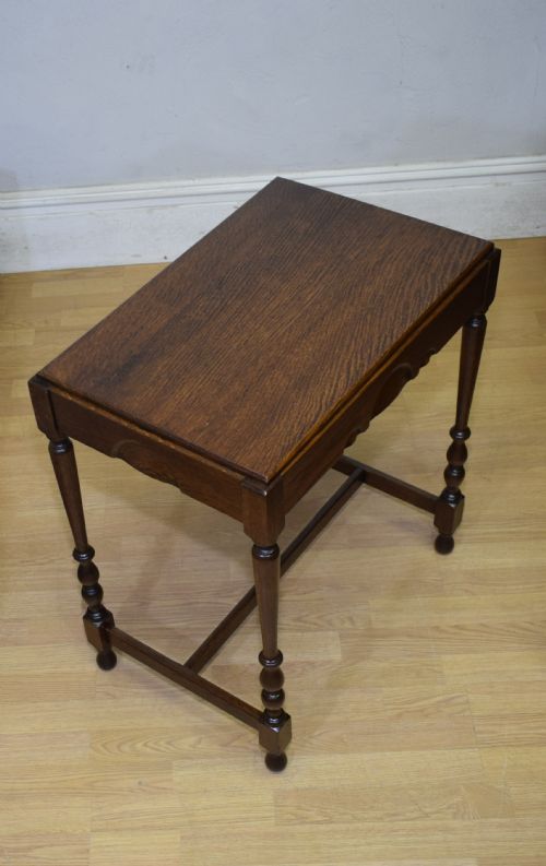 EARLY 20TH CENTURY OAK CONSOLE TABLE - ADDITIONAL PHOTO 10