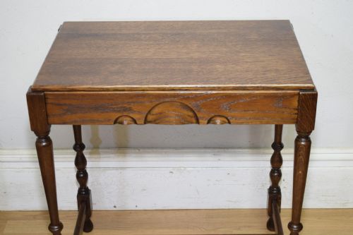 EARLY 20TH CENTURY OAK CONSOLE TABLE - ADDITIONAL PHOTO 12