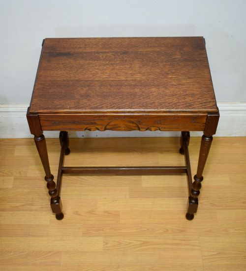 EARLY 20TH CENTURY OAK CONSOLE TABLE - ADDITIONAL PHOTO 13