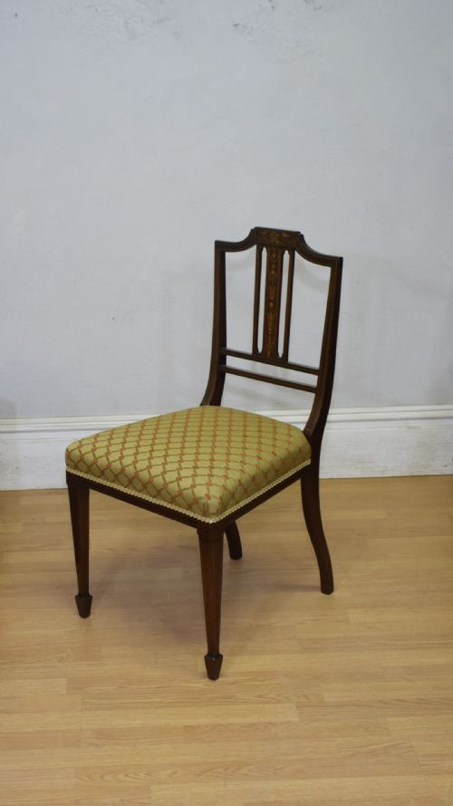 EDWARDIAN INLAID CHAIR - ADDITIONAL PHOTO 2