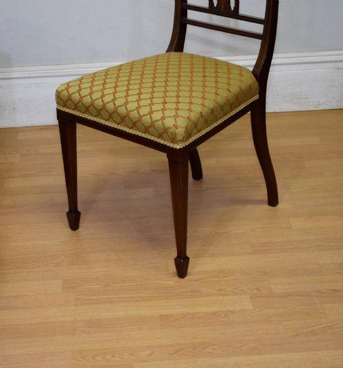 EDWARDIAN INLAID CHAIR - ADDITIONAL PHOTO 3