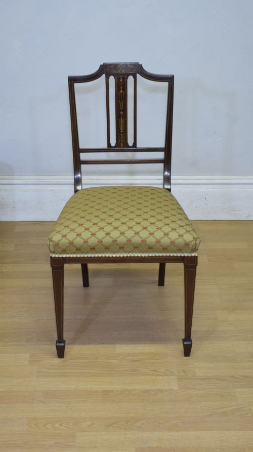 EDWARDIAN INLAID CHAIR - ADDITIONAL PHOTO 4