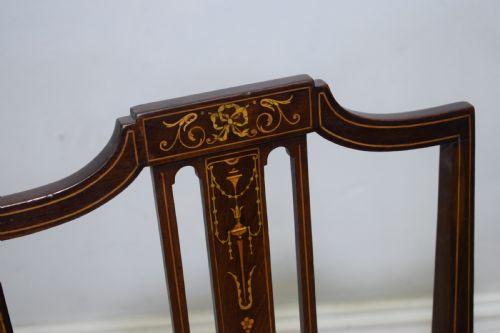 EDWARDIAN INLAID CHAIR - ADDITIONAL PHOTO 6
