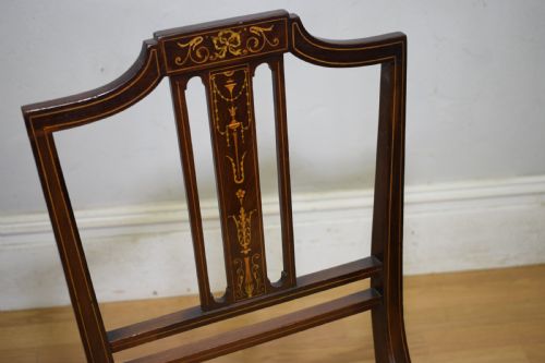 EDWARDIAN INLAID CHAIR - ADDITIONAL PHOTO 8