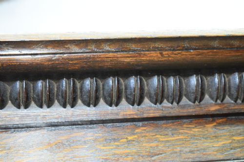 GEORGIAN OAK HANGING CORNER CUPBOARD - ADDITIONAL PHOTO 9