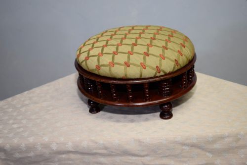 EDWARDIAN FOOT STOOL - ADDITIONAL PHOTO 2