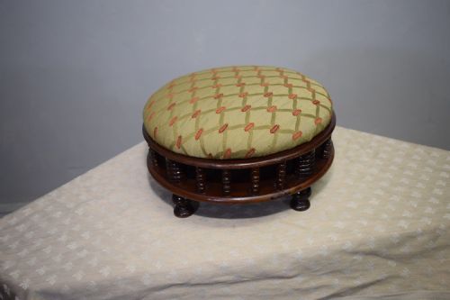 EDWARDIAN FOOT STOOL - ADDITIONAL PHOTO 9