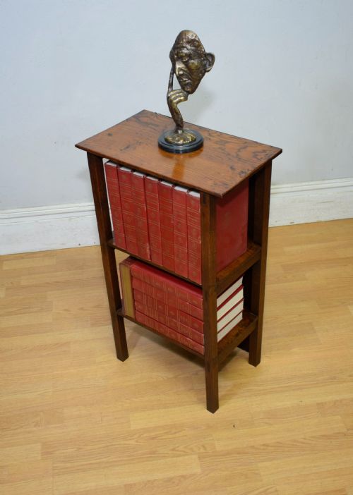 OAK ARTS CRAFTS BOOKCASE - ADDITIONAL PHOTO 12