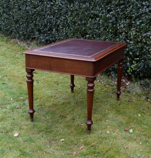 VICTORIAN MAHOGANY WRITING TABLE - ADDITIONAL PHOTO 12