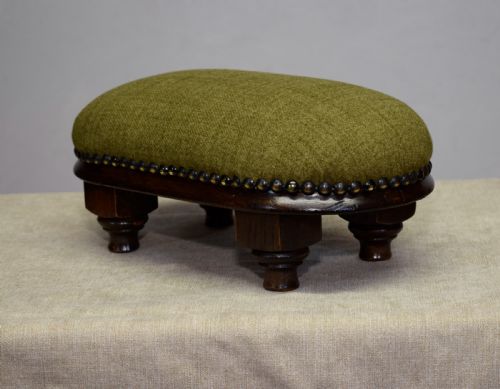 FOLK ART FOOTSTOOL - ADDITIONAL PHOTO 3