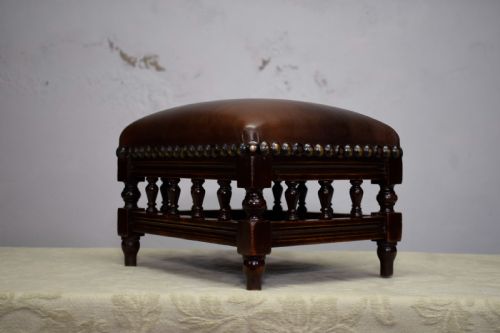 EDWARDIAN FOOT STOOL - ADDITIONAL PHOTO 2