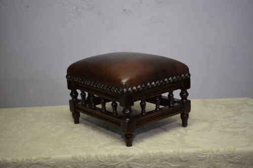 EDWARDIAN FOOT STOOL - ADDITIONAL PHOTO 3