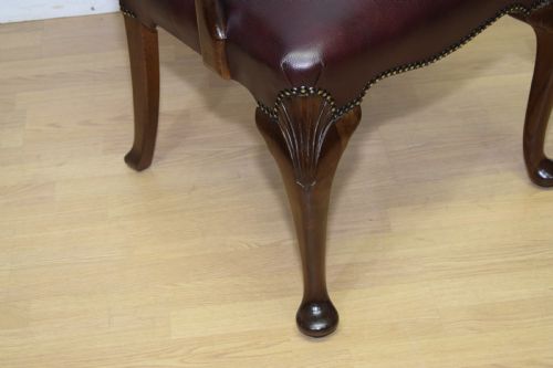 WALNUT LIBRARY ARMCHAIR DESK ARMCHAIR - ADDITIONAL PHOTO 12