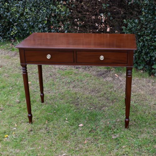 regency mahogany writing table - CATEGORY: ANTIQUE TABLES - DATED REGENCY