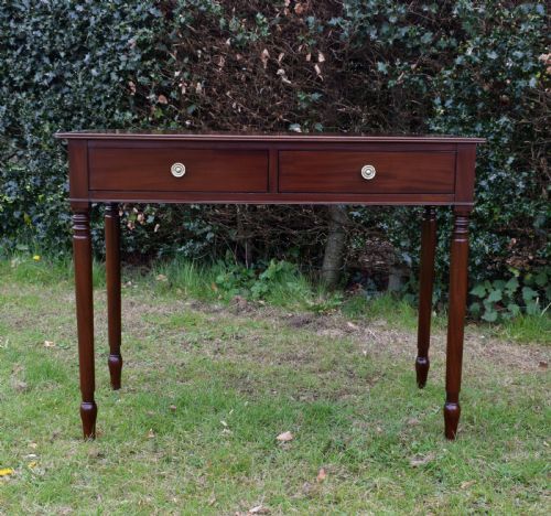 REGENCY MAHOGANY WRITING TABLE - ADDITIONAL PHOTO 2