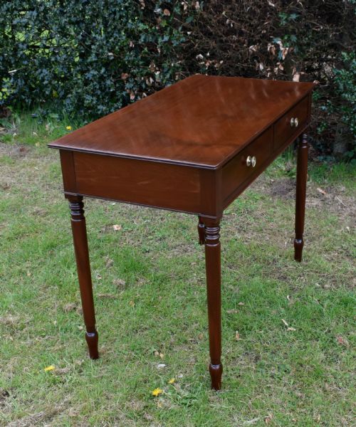 REGENCY MAHOGANY WRITING TABLE - ADDITIONAL PHOTO 12