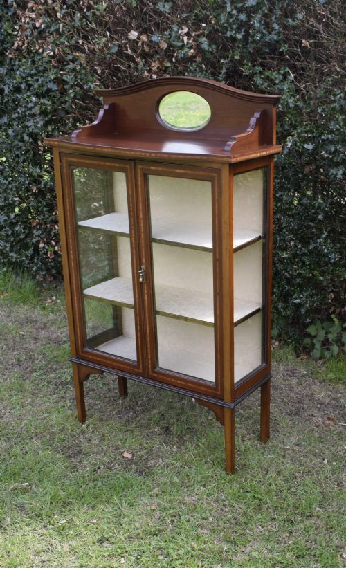EDWARDIAN DISPLAY CABINET - ADDITIONAL PHOTO 1