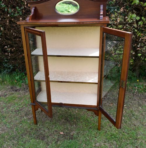 EDWARDIAN DISPLAY CABINET - ADDITIONAL PHOTO 10