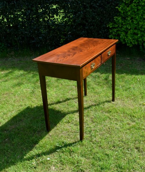 GEORGIAN 2 DRAWER SIDE TABLE - ADDITIONAL PHOTO 14