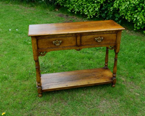 OAK DRESSER BASE - ADDITIONAL PHOTO 1