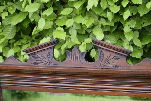 EDWARDIAN OVERMANTLE MIRROR - ADDITIONAL PHOTO 8