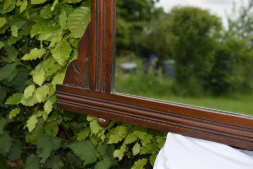 EDWARDIAN OVERMANTLE MIRROR - ADDITIONAL PHOTO 12