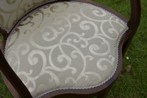 EDWARDIAN INLAID ARMCHAIR - ADDITIONAL PHOTO 9