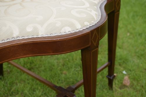 EDWARDIAN INLAID ARMCHAIR - ADDITIONAL PHOTO 15
