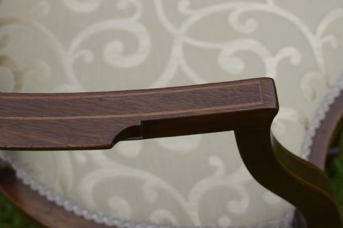 EDWARDIAN INLAID ARMCHAIR - ADDITIONAL PHOTO 18