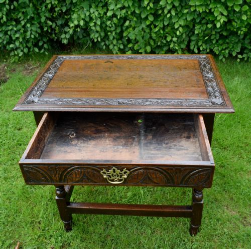 17TH CENTURY OAK LOWBOY - ADDITIONAL PHOTO 6