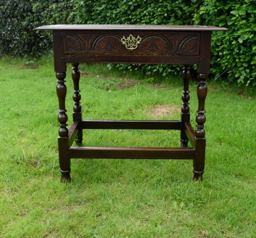 17TH CENTURY OAK LOWBOY - ADDITIONAL PHOTO 7