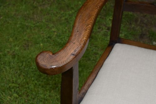 PAIR ARTS CRAFTS ARMCHAIRS - ADDITIONAL PHOTO 10