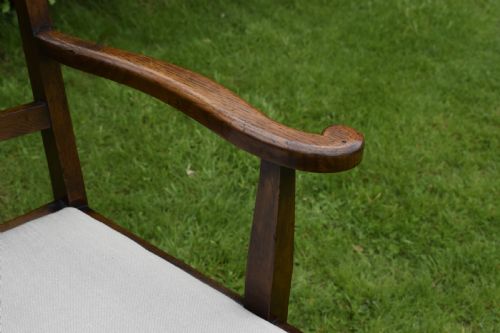 PAIR ARTS CRAFTS ARMCHAIRS - ADDITIONAL PHOTO 13