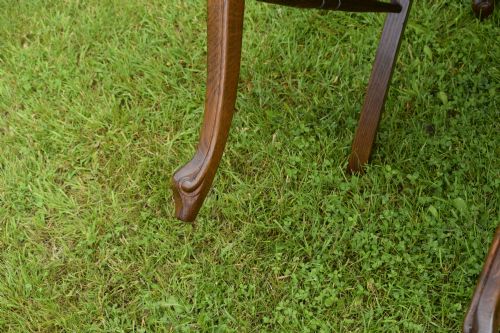 SET OF 4 OAK DINING CHAIRS - ADDITIONAL PHOTO 14
