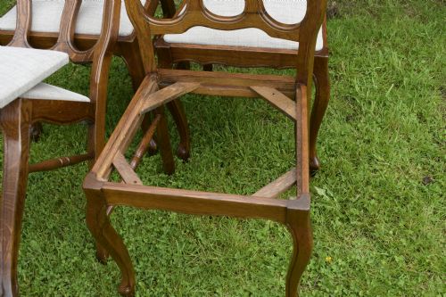 SET OF 4 OAK DINING CHAIRS - ADDITIONAL PHOTO 18