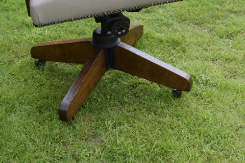 ART DECO SWIVEL DESK CHAIR - ADDITIONAL PHOTO 7
