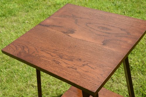 ARTS CRAFTS SIDE TABLE LAMP TABLE - ADDITIONAL PHOTO 9