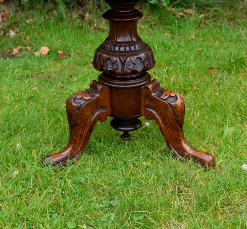 VICTORIAN REVOLVING PIANO STOOL - ADDITIONAL PHOTO 4