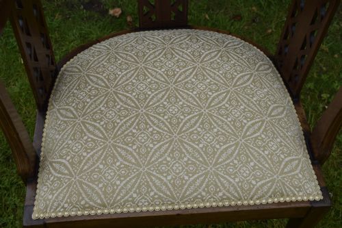 EDWARDIAN INLAID ARMCHAIR - ADDITIONAL PHOTO 8