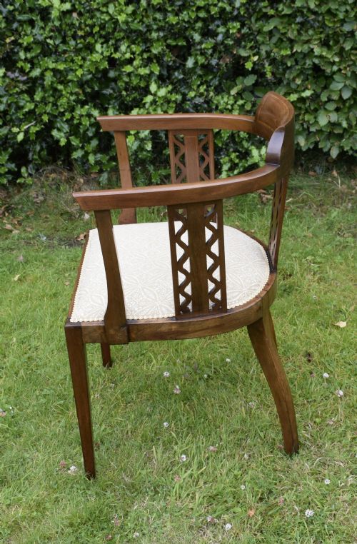 EDWARDIAN INLAID ARMCHAIR - ADDITIONAL PHOTO 10