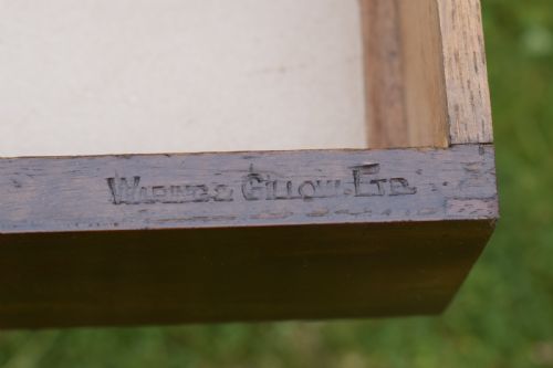 MAHOGANY DESK BY GILLOWS - ADDITIONAL PHOTO 9