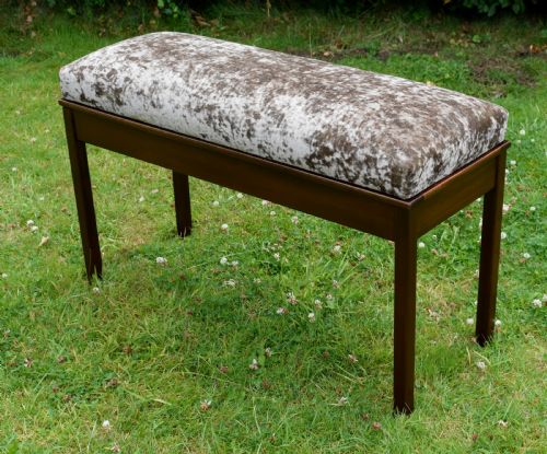 EARLY 20TH CENTURY DUET PIANO STOOL - ADDITIONAL PHOTO 23