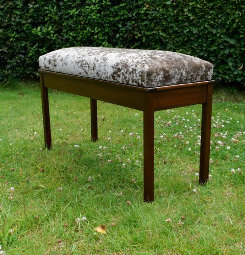 EARLY 20TH CENTURY DUET PIANO STOOL - ADDITIONAL PHOTO 6