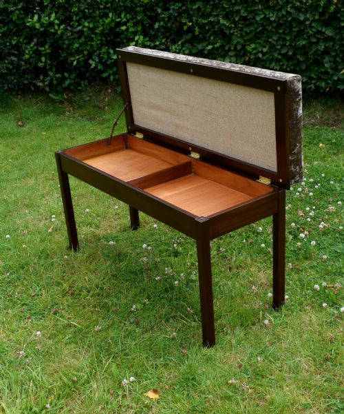 EARLY 20TH CENTURY DUET PIANO STOOL - ADDITIONAL PHOTO 10
