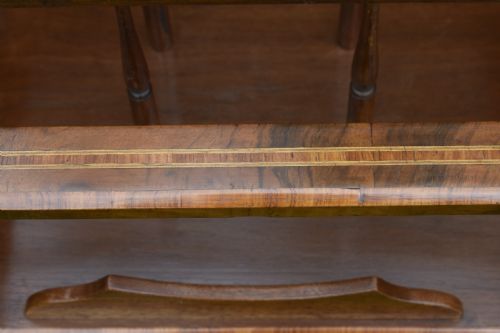 VICTORIAN WALNUT CANTERBURY - ADDITIONAL PHOTO 5