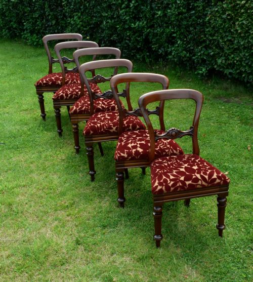 SET OF 6 QUALITY VICTORIAN DINING CHAIRS - ADDITIONAL PHOTO 10