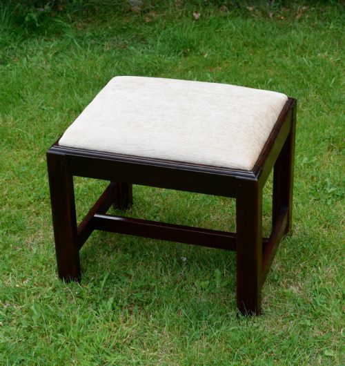 GEORGIAN MAHOGANY STOOL - ADDITIONAL PHOTO 12
