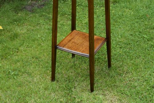 EARLY 20TH CENTURY OAK JARDINIERE STAND - ADDITIONAL PHOTO 6