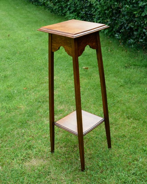 EARLY 20TH CENTURY OAK JARDINIERE STAND - ADDITIONAL PHOTO 7