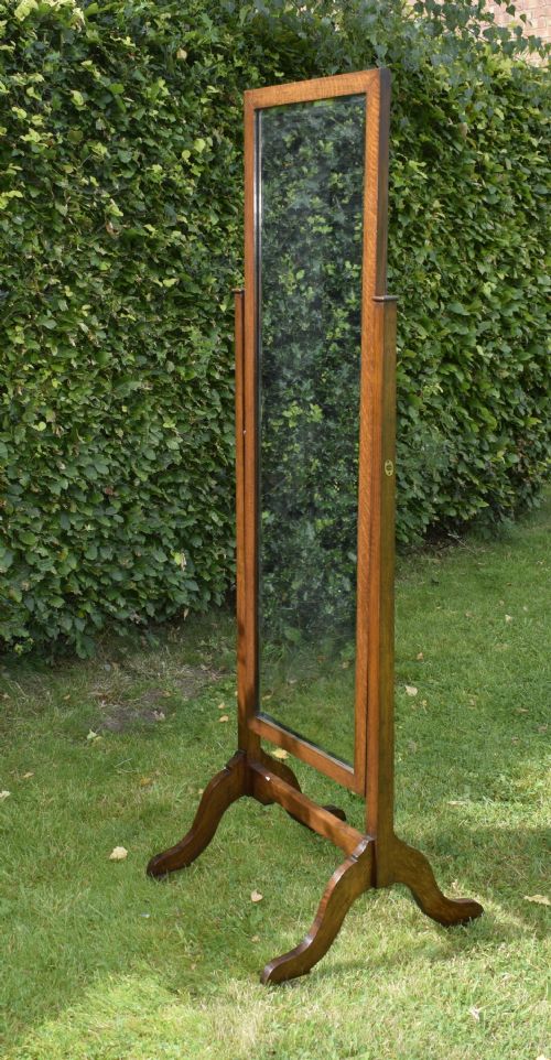EARLY 20TH CENTURY CHEVAL MIRROR - ADDITIONAL PHOTO 1